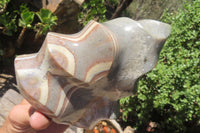 Polished Polychrome Jasper Flame Sculpture x 1 From Madagascar