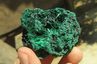 Natural Silky Malachite Specimens x 13 From Kasompe, Congo