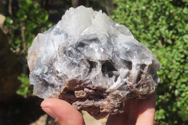 Natural Bladed Barite Specimens x 3 From Congo