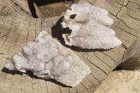 Natural Drusy Mountain Quartz Specimens x 6 From Alberts Mountain, Lesotho