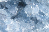 Natural Celestite Geode Specimens x 2 From Sakoany, Madagascar