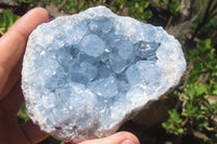 Natural Celestite Geode Specimens x 2 From Sakoany, Madagascar