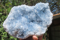 Natural Celestite Geode Specimens x 2 From Sakoany, Madagascar