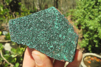 Natural Crystalline Malachite Specimens x 12 From Congo