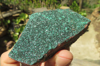 Natural Crystalline Malachite Specimens x 12 From Congo