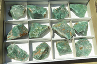 Natural Jade Cobbed Specimens x 12 From Swaziland