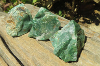 Natural Jade Cobbed Specimens x 24 from Swaziland