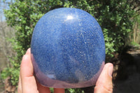 Polished Lazulite Standing Free Forms x 2 From Madagascar