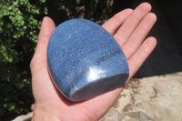 Polished Lazulite Standing Free Forms x 2 From Madagascar