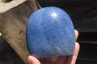 Polished Lazulite Standing Free Forms x 2 From Madagascar