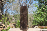 Polished Smokey Quartz Tower x 1 From Madagascar