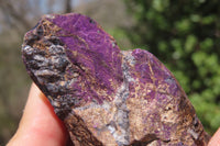 Natural Metallic Purpurite Cobbed Specimens x 6 From Erongo, Namibia