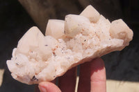 Natural Candle Quartz Clusters x 5 From Antsirabe, Madagascar