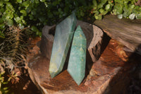 Polished Double Terminated Aventurine Crystals x 4 from Zimbabwe