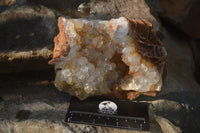 Natural Limonite Quartz Geodes x 4 From Solwezi, Zambia