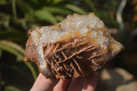 Natural Limonite Quartz Geodes x 4 From Solwezi, Zambia