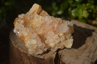 Natural Limonite Quartz Geodes x 4 From Solwezi, Zambia