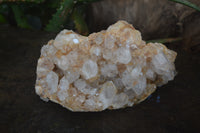 Natural Limonite Quartz Geodes x 4 From Solwezi, Zambia