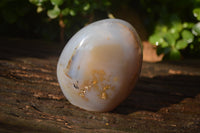 Polished Dendritic Agate Standing Free Forms x 4 From Madagascar