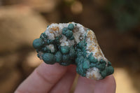 Natural Ball Malachite On Matrix Specimens x 8 From Kambove, Congo