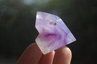 Polished Smokey Amethyst Window Quartz Points x 20 From Akansobe, Madagascar