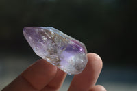 Polished Smokey Amethyst Window Quartz Points x 20 From Akansobe, Madagascar