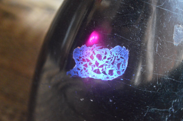 Polished Black Tourmaline Standing Free Forms x 2 From Madagascar