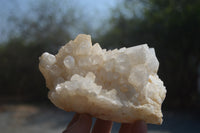 Natural Pineapple Candle Quartz Clusters x 2 From Antsirabe, Madagascar