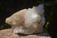 Natural Pineapple Candle Quartz Clusters x 2 From Antsirabe, Madagascar