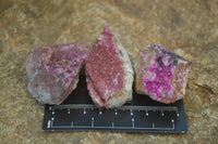 Natural Salrose Cobaltion Dolomite Specimens x 20 From Kakanda, Congo