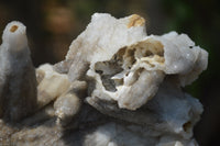 Natural Drusy Quartz Coated Calcite Pseudomorph Specimens x 6 From Alberts Mountain, Lesotho