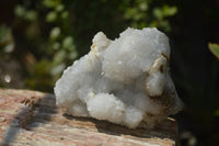 Natural Drusy Quartz Coated Calcite Pseudomorph Specimens x 7 From Alberts Mountain, Lesotho