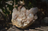 Natural Smokey Phantom Quartz Clusters x 1 From Luena, Congo