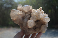 Natural Smokey Phantom Quartz Clusters x 1 From Luena, Congo