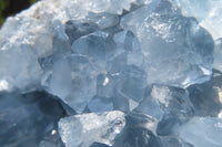 Natural Celestite Geode Specimen x 1 From Sakoany, Madagascar