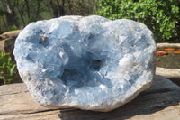 Natural Celestite Geode Specimen x 1 From Sakoany, Madagascar