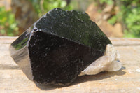 Natural Black Tourmaline With Feldspar Specimens x 4 From Namibia