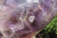 Polished Chevron Amethyst Standing Free Form x 1 from Madagascar