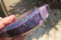 Polished Lepidolite Free Forms x 3 From Zimbabwe