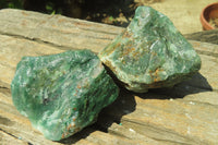 Natural Swazi Jade Cobbed Specimens x 12 from Swaziland