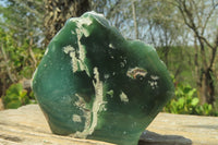 Polished On One Side Emerald Mtorolite x 5 From Mutorashanga, Zimbabwe