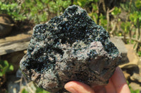 Natural Libethenite Crystals On Dolomite Matrix Specimens x 2 From Shituru, Congo