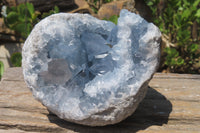 Natural Celestite Geode Specimen x 1 From Sakoany, Madagascar