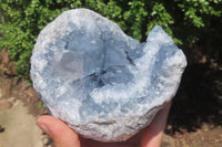 Natural Celestite Geode Specimen x 1 From Sakoany, Madagascar