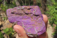 Natural Metallic Purpurite Cobbed Specimens x 6 From Erongo, Namibia