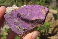 Natural Metallic Purpurite Cobbed Specimens x 6 From Erongo, Namibia