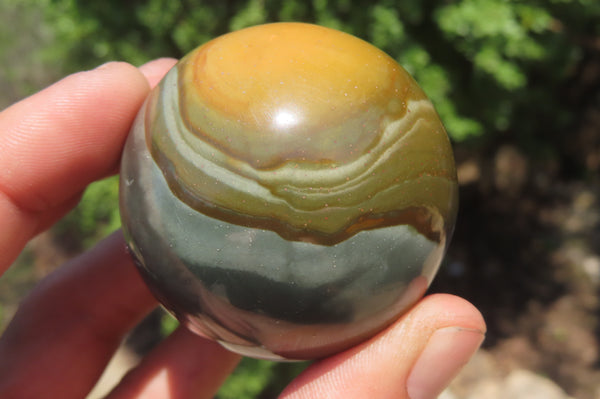 Polished Polychrome Jasper Spheres x 6 From Madagascar