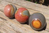 Polished Polychrome Jasper Spheres x 6 From Madagascar