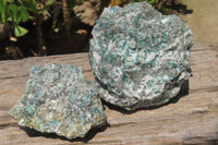 Natural Rare Emerald Mica In Matrix Cobbed Specimens x 2 From Mutoko, Zimbabwe