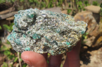 Natural Rare Emerald Mica In Matrix Cobbed Specimens x 2 From Mutoko, Zimbabwe